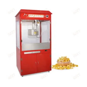 32Oz 16Oz Industriële Popcornmachine Cinema Commerciële Pretpark Popcorn Making Machine Met Kast Voor Bioscoop