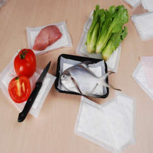 Material de Película de PE, Almohadilla Absorbente para Alimentos y Carne, para Envasado de Bandejas de Alimentos - Product Image 1