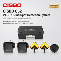Système BSD universel 24 GHz étanche pour camions et bus lourds, kit de détection d'angle mort pour flotte, garantie 1 an