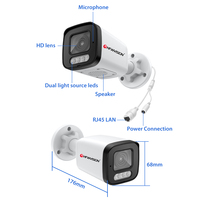 Sistem Kamera CCTV IP PoE 5MP 2.5K 4CH 8CH 16CH NVR Kit Pengawasan Video Keamanan Luar Ruangan Dalam Ruangan 25FPS Penglihatan Malam OEM