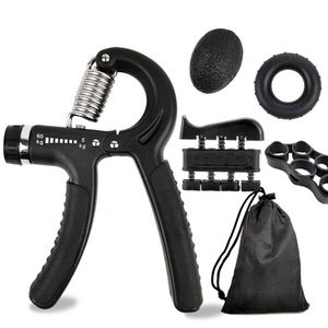 Juego de Fortalecedores de Agarre para Entrenamiento de Rehabilitación de Manos, Incluye Cinco Ejercitadores de Dedos de Silicona - Product Image 1