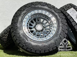Jantes forgées 722auto Silver 8x180 6x135 6x139.7 8x6.5 pour course, avec beadlock personnalisé, pour camion, concaves profondes, tout-terrain - Product Image 2