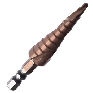 ดอกสว่านเจาะรูเหล็กแบบเกลียวความเร็วสูง 3-13 มม. ดอกสว่านโคบอลต์แบบขั้นบันได ก้านหกเหลี่ยม สำหรับเครื่องเจาะไฟฟ้า - Product Image 2