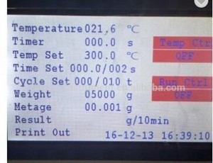Equipo de Prueba de Laboratorio Ollital para Máquinas, Medidor Electrónico de Índice de Flujo de Fusión - Product Image 4
