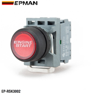 Interrupteur à bouton poussoir universel de démarrage moteur de course 12V <span class=keywords><strong>LED</strong></span> lumineuse rouge pour Honda CIVIC EK EG ES EP Nissan S12 S13 EP-RSK3002 - Product Image 1