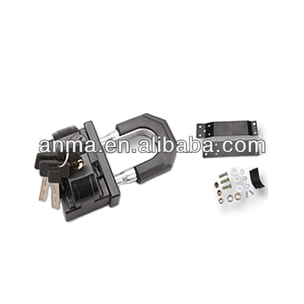 ANMA AM0586053 Universal Multi-Protection Car Steering Wheel Lock - High-Quality Steel Anti-Theft De