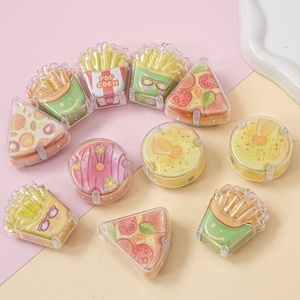 Jouet fantaisie en forme de nourriture mignonne, voiture de dessin animé, hamburger, en plastique écologique, à friction, œuf torsadé, cadeau original - Product Image 3
