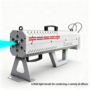 इग्रेलाइट हैंड पोर्टेबल स्मोकिंग गन पार्टी 1500w rgb की अगुवाई वाली एयर कॉलम फॉग गन वेडिंग नाइट क्लब डीजे धूम्रपान गन - Product Image 6