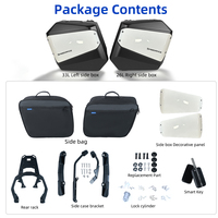 Sacoches latérales pour moto, 33L+26L, en PP imperméable, rigides, pour Honda XADV750 (2017-2021)