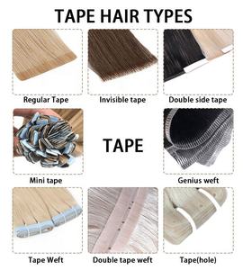 Wholesale 100% Virgin Remy Human <b>Hair</b> <b>Extensions</b> Natural Raw <b>Tape</b> <b>in</b> Full Cuticle High Quality <b>Ins</b> <b>Tape</b> <b>Extensions</b> - Product Image 6