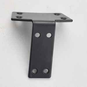 Wenzhou Platinum Link T-Shaped Angle <b>Bracket</b> <b>Black</b> Iron 90 Degree <b>Shelf</b> Support Furniture Connector Hardware Accessory - Product Image 2