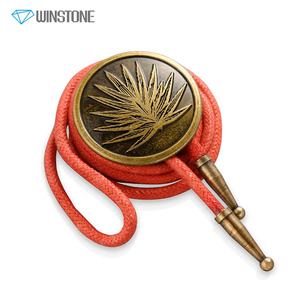 โบโลไททรงกลมสีทองโบราณ พร้อมลวดลายสลักด้วยเทคนิคการพิมพ์ซิลค์สกรีน - Product Image 2