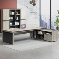 Ensemble de Mobilier de Bureau de Luxe pour PDG, Bureau Exécutif, Table de Travail de Direction, Bureau Escritorio De Oficina Schreibtisch pour Patron