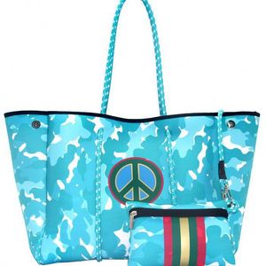 กระเป๋าถือแฟชั่นใหม่ ขายส่ง ขนาดใหญ่ กันน้ำ สำหรับผู้หญิง เหมาะสำหรับเดินทาง ช้อปปิ้ง ไปทะเล ชุดสองชิ้น - Product Image 2