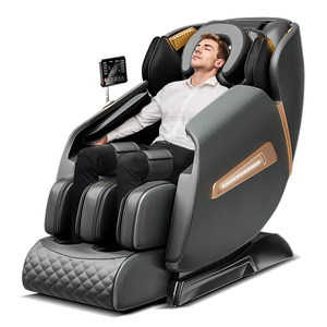 Massage <b>Chair</b> Full Body <b>Zero</b> <b>Gravity</b> Railless Electric Smart Voice Control Neck Shoulder Back Waist Legs Foot Massage - Product Image 2