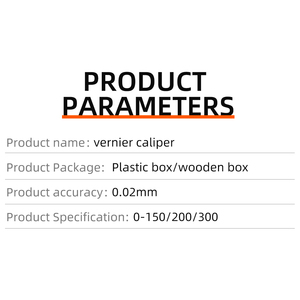 Thước cặp cơ 0-150/200/300mm dụng cụ đo độ chính xác cao vít khóa bằng thép không gỉ - Product Image 5