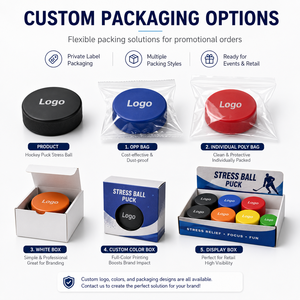 Pelota Antiestrés de Espuma PU con Diseño de Disco de Hockey, Personalizada, al por Mayor, para Promociones, Regalos, Ferias Comerciales y Obsequios - Product Image 5