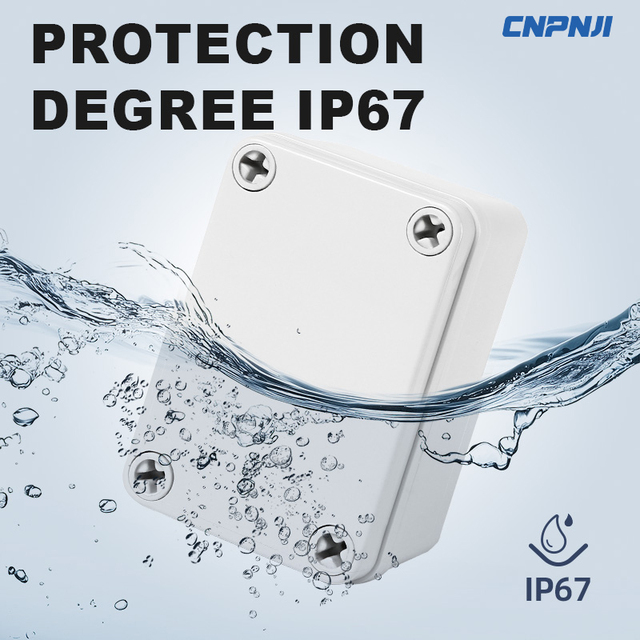 IP67 High-quality Waterproof Junction Box with Transparent Lid for Outdoor Electrical Socket  Use in Marine Environment
