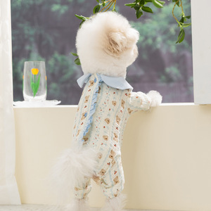 Pyjama pour chien et chat, combinaison quatre pattes avec couvre-ventre, pour chiots de petite et moyenne taille, accessoires et fournitures de sommeil d'intérieur - Product Image 3
