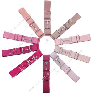 2 "hayır adedi ücretsiz oyma LOGO moda renkli ayarlanabilir elastik binicilik kemer taklidi snabit Bit toka dokuma kemer - Product Image 5