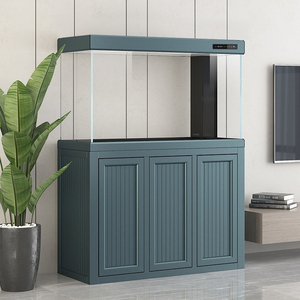 Aquarium décoratif pour la maison avec une grande vue panoramique et un éclairage LED haute puissance pour poissons tropicaux - Product Image 2