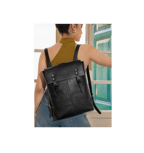 Mochila Atemporal 100% Cuero Genuino para Mujer, Ligera, de Lujo, Vintage, Impermeable, Portátil, Profesional, para Oficina y Trabajo - Product Image 2