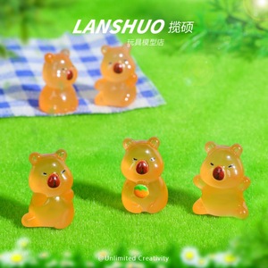 Lanshuo Resin Koala <b>Figurine</b> Miniature Animal Decor Home Decoration Plastic Craft Model Toy - Product Image 4