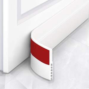 के तहत दरवाजा मसौदा अवरोधक काले हवा मसौदा डाट को कम शोर खिड़की हवा अवरोधक - Product Image 1