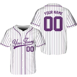 Tontons personalizado de alta calidad transpirable béisbol Softball Jerseys Tallas grandes opciones OEM servicio esencial béisbol Softball desgaste - Product Image 6