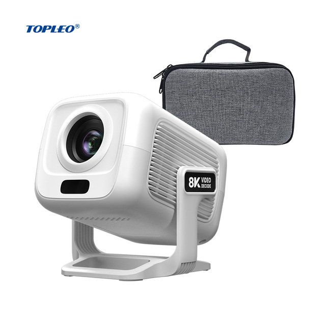 Topleo Portable Projector Android 14 5G WiFi Auto Focus Home Theater LCD 1080p 4K Smart Mini HD HIFI Stereo Projector