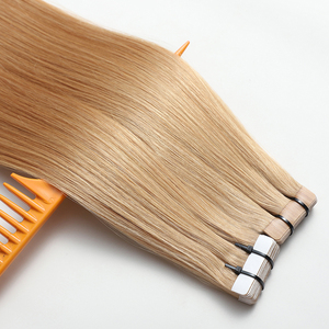 Cung cấp bán buôn của 100% phần mở rộng tóc con người Nga Trinh Remy Băng thẳng Ins đôi rút ra phần mở rộng băng - Product Image 4