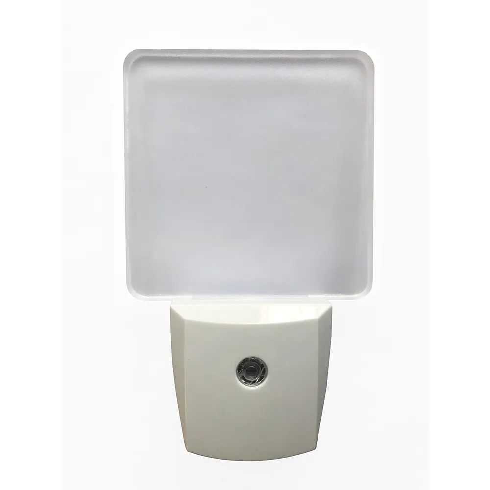 Creative Custom Acrylic Led Night Light White Color Blank Acrylic Plug in LED Sensor Wall Lamp