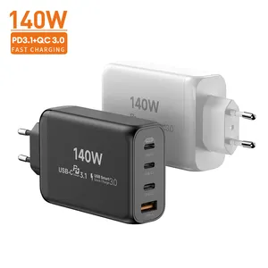 140W GaN Charger USB Type C PD 3.1 Fast Charge For Macbook Tablet Quick Charger 100W Phone Charger 140W Charging Adapter