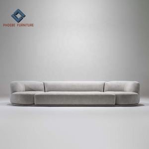 Foshan-sofá Seccional de tela moderna, sillón giratorio de alta gama, fabricante de muebles - Product Image 2