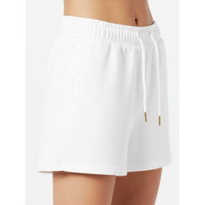 Shorts respirants en Spandex/Coton pour femme No Limit, noirs, avec cordon de serrage, taille élastique, vêtements de sport athlétiques - Product Image 4