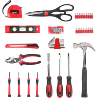 Robuste 142 pièces ensemble de jardinage combinaison outils kit perceuse outil clés outils à main ensemble boîte