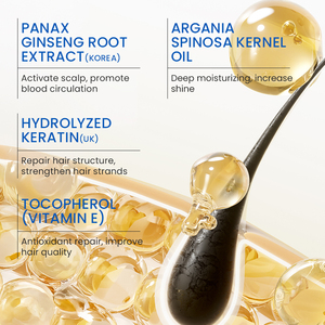 KORMESIC Marque Privée 1000g Masque Capillaire Nourrissant à la Kératine et à l'Huile d'Argan Bio Sans Rinçage Anti-Pelliculaire Réparateur Soin Capillaire Professionnel - Product Image 3