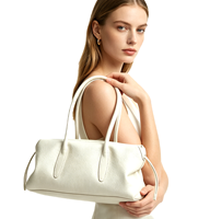 Sac bandoulière mini de luxe en cuir végétalien PU pour femme, personnalisé avec logo du fabricant, avec deux sangles, idéal pour les voyages - Collection 2026