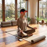 Gorro de Terapia de Luz Roja LLLT de 650nm Inalámbrico con 272 Diodos Láser para el Crecimiento del Cabello y Recuperación del Cuero Cabelludo Completo