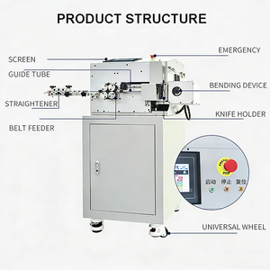 Equipo de Corte, Pelado y Doblado de Alambre de 1-10 Metros Cuadrados, Máquina de Doblado de Alambre 3D Totalmente Automática de Alto Rendimiento - Product Image 1