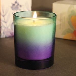 RAINCOAST Custom 200G Cera <span class=keywords><strong>de</strong></span> soja Vela <span class=keywords><strong>de</strong></span> Rosa Vainilla Aroma <span class=keywords><strong>de</strong></span> coco Pilar <span class=keywords><strong>de</strong></span> Navidad <span class=keywords><strong>de</strong></span> lujo Venta al por mayor Vidrio tintado - Product Image 6