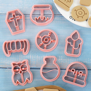 Stampi <span class=keywords><strong>per</strong></span> <span class=keywords><strong>Biscotti</strong></span> di <span class=keywords><strong>Halloween</strong></span>, Set da 8 Pezzi in Plastica Ecologica <span class=keywords><strong>per</strong></span> Fai-da-Te, Confezionati in Scatola di Cartone da Wonderfulife - Product Image 6