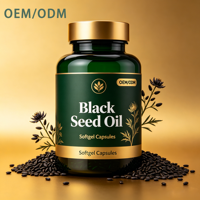 Huile de Nigelle en Gouttes ODM d'Usine, Emballage Personnalisé, Teneur Élevée en Thymoquinone, Complément Alimentaire pour Adultes, Disponible en Gros