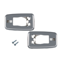 Kit de support de lampe de porte en chrome poli pour camion tracteur japonais Hino 500 Mega Ranger 700 Mega Profia