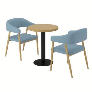 Venta al por mayor barato diseño moderno asiento de cuero restaurante cabina Popular americano comida rápida restaurante fiesta cabina asiento sofá - Product Image 6