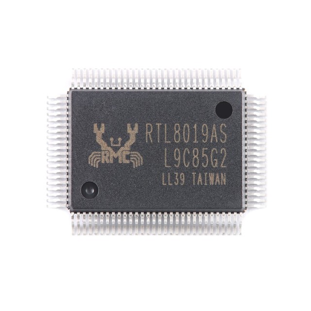 New Original RTL8019AS-LF TQFP-100 Full Duplex Ethernet Controller IC Chip