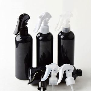 Fine Mist Sprayers Refillable Hairdressing Hair Home Salon Tools Black 400ml Plastic Trigger Water Spray <b>Bottles</b> - Product Image 3