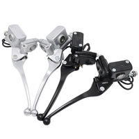 Bomba de Freno Eléctrica Delantera para Motocicleta, Bomba Hidráulica Universal para Freno y Embrague, Accesorios de Montaje Superior de 22mm, Modelo 75 Little