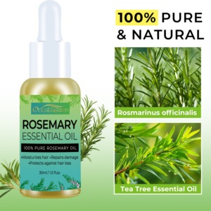 Anhui Serum penumbuh rambut Rosemary Label pribadi ekstrak Herbal organik Anti rambut rontok kustom minyak perawatan rambut OEM - Product Image 3