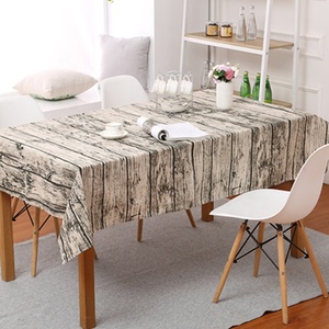 Machine Washable Retro Style Cotton and Linen <strong>Table</strong> Cover <strong>Table</strong> <strong>Cloth</strong> for Dinning Indoor and Outdoor - Product Image 6